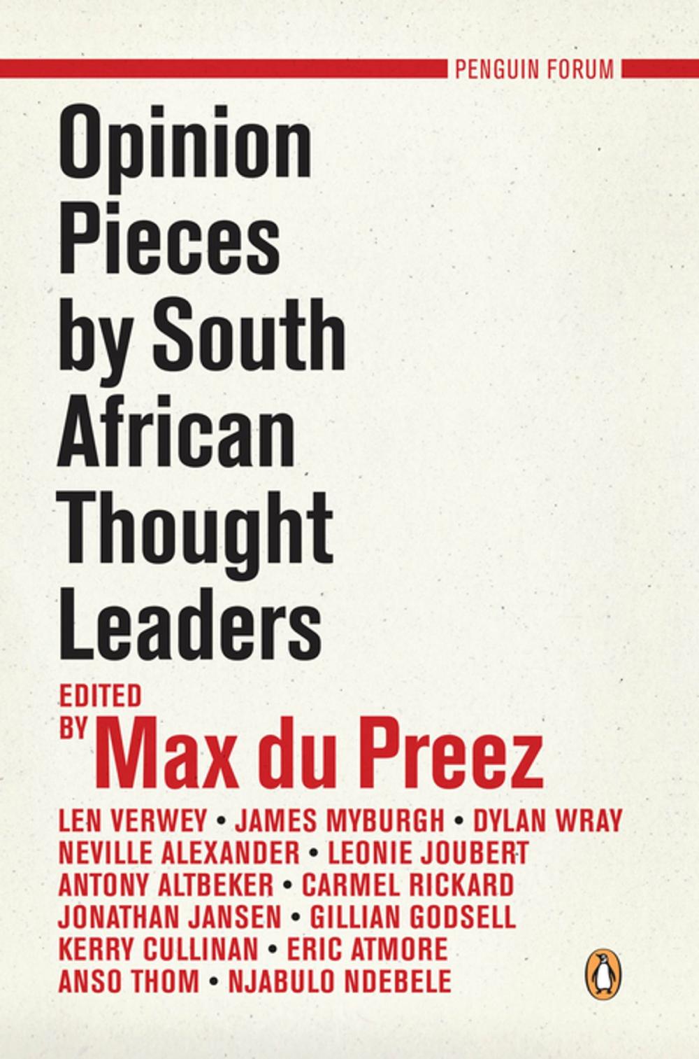 Big bigCover of Opinion Pieces by South African Thought Leaders