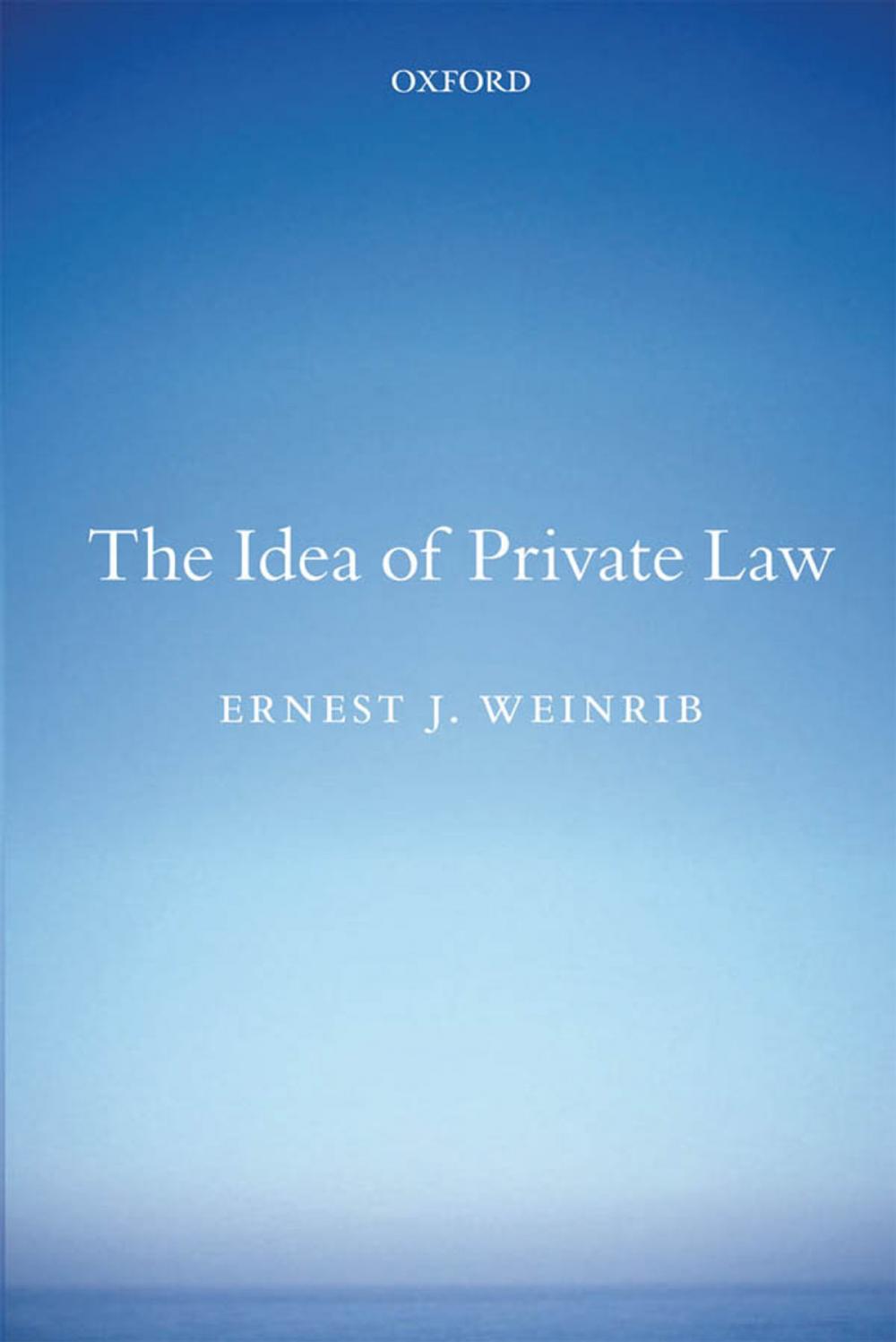 Big bigCover of The Idea of Private Law