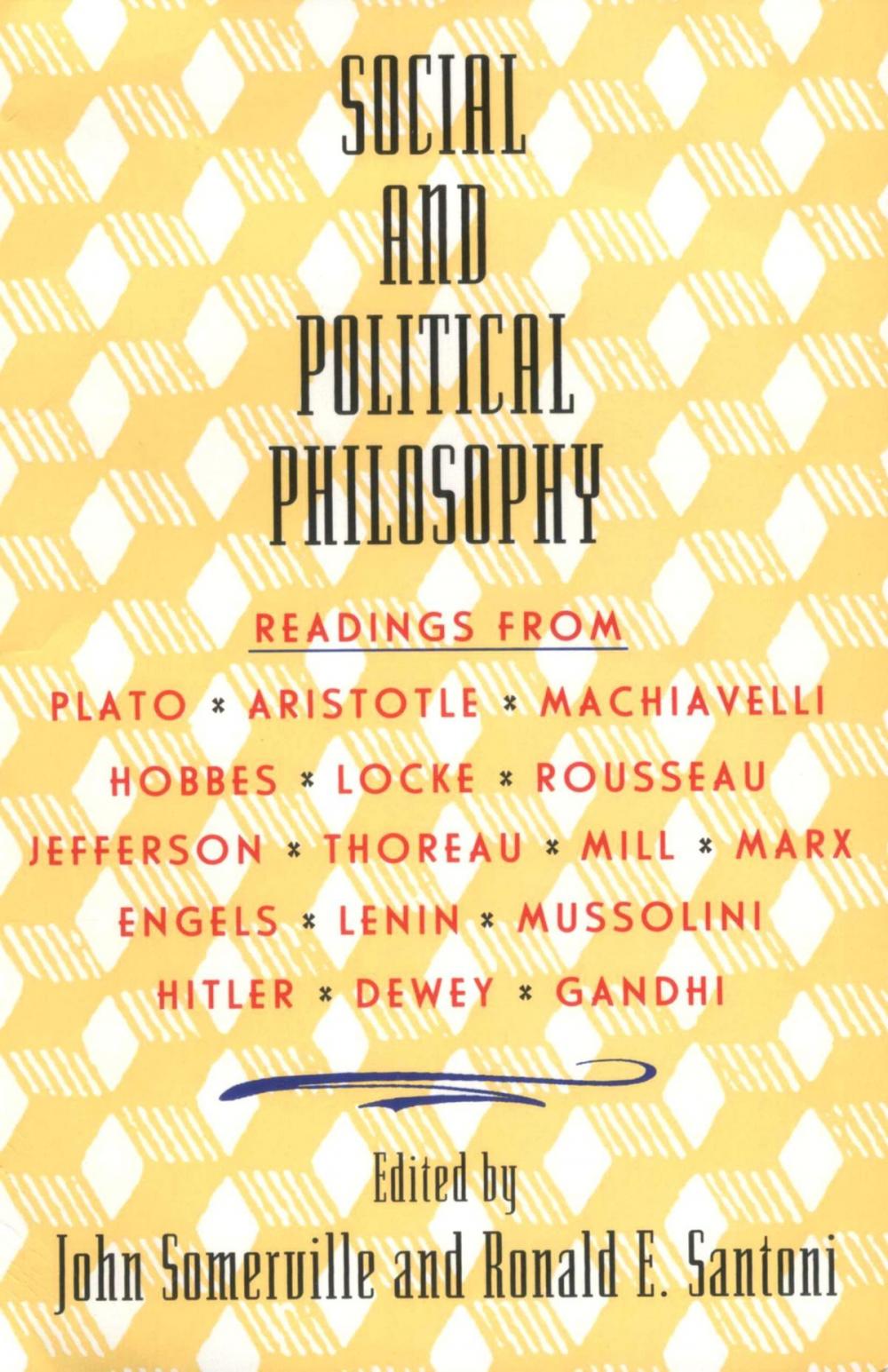 Big bigCover of Social and Political Philosophy