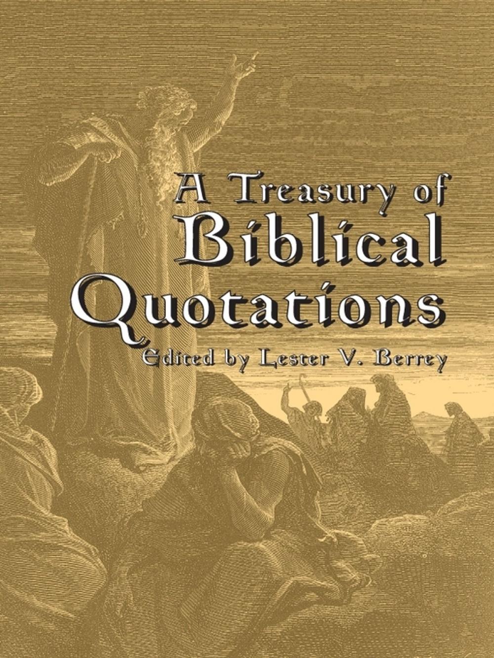 Big bigCover of A Treasury of Biblical Quotations