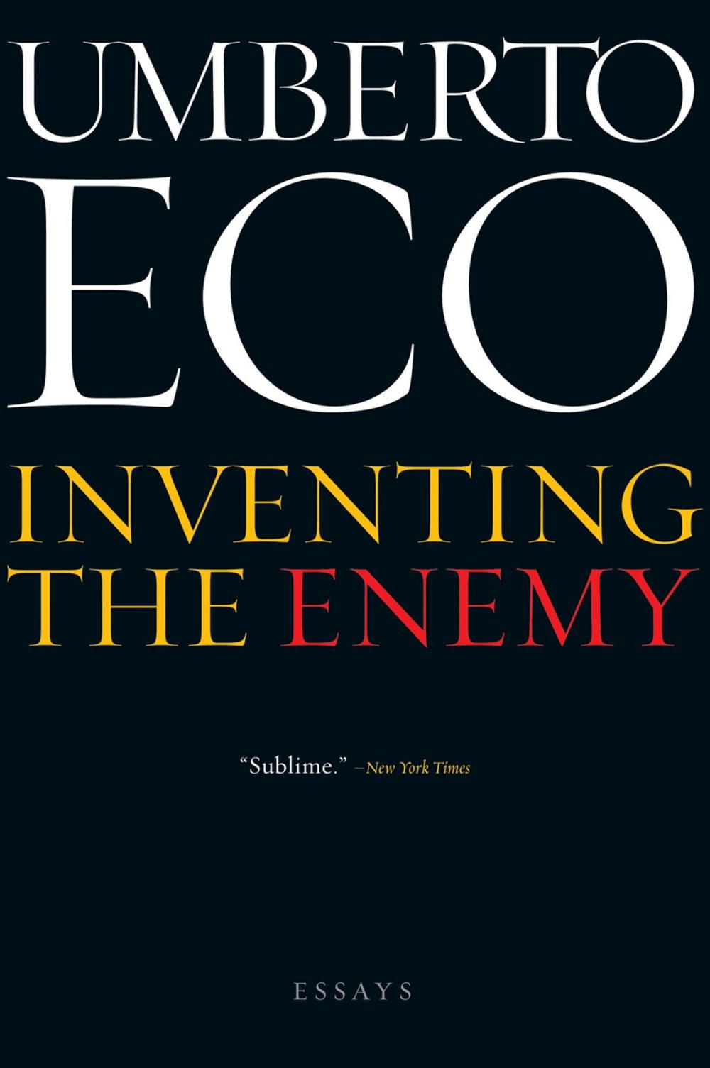 Big bigCover of Inventing the Enemy