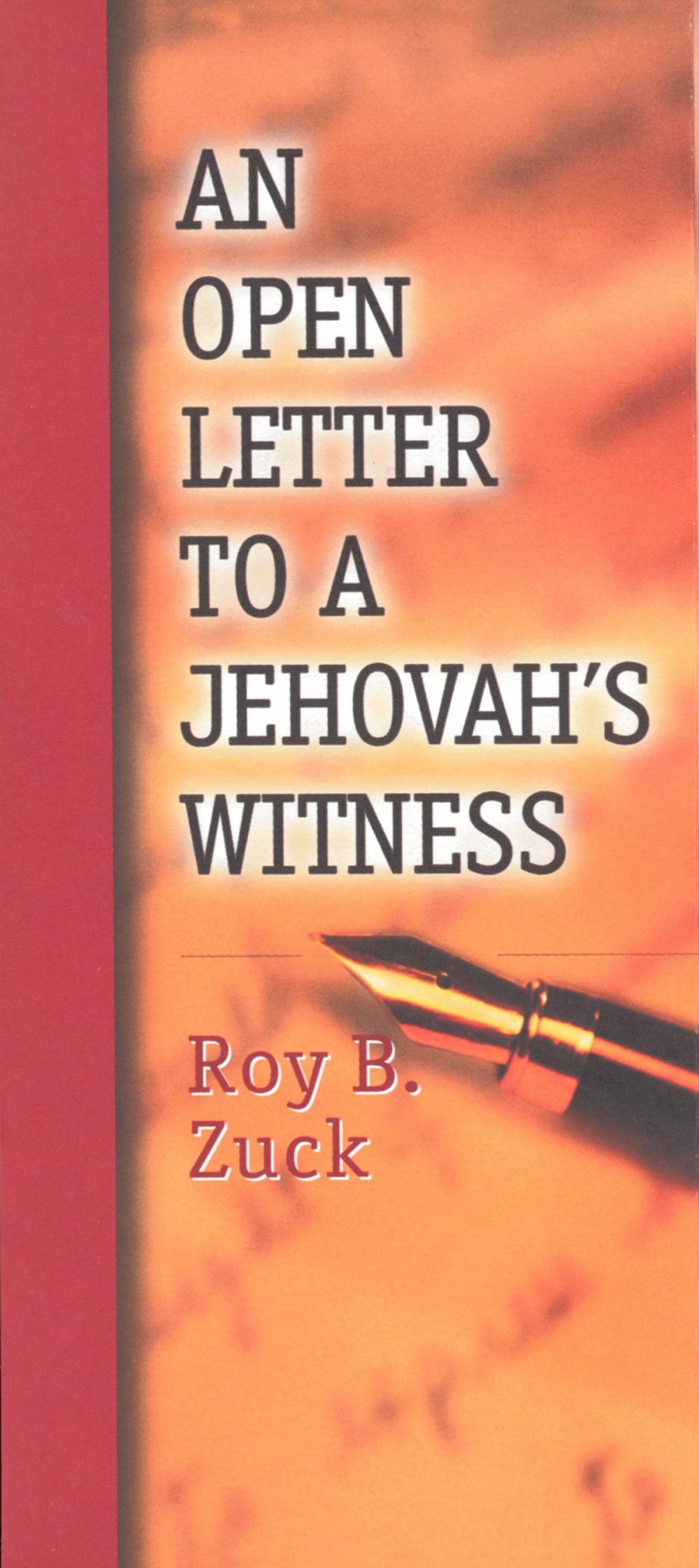 Big bigCover of An Open Letter to a Jehovah's Witness