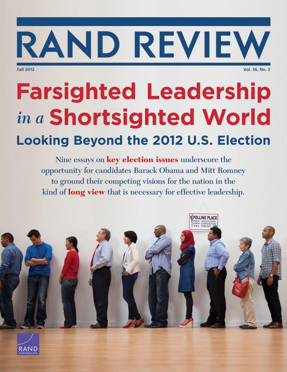 Big bigCover of RAND Review, Vol. 36, No. 2, Fall 2012