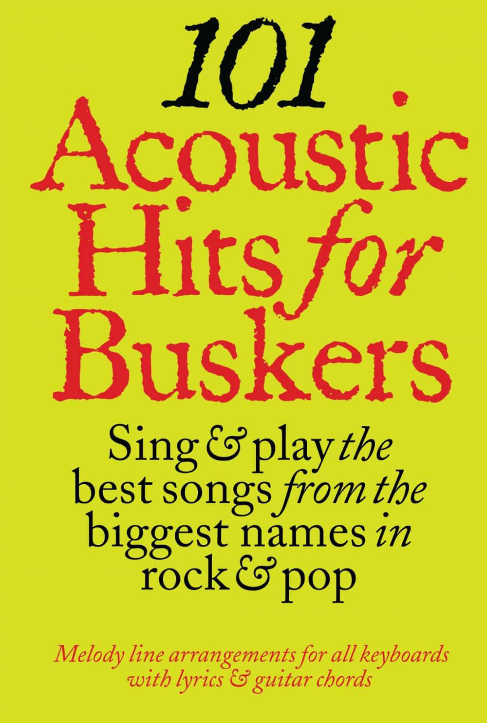 Big bigCover of 101 Acoustic Hits For Buskers