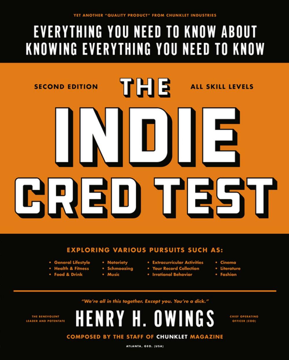 Big bigCover of The Indie Cred Test