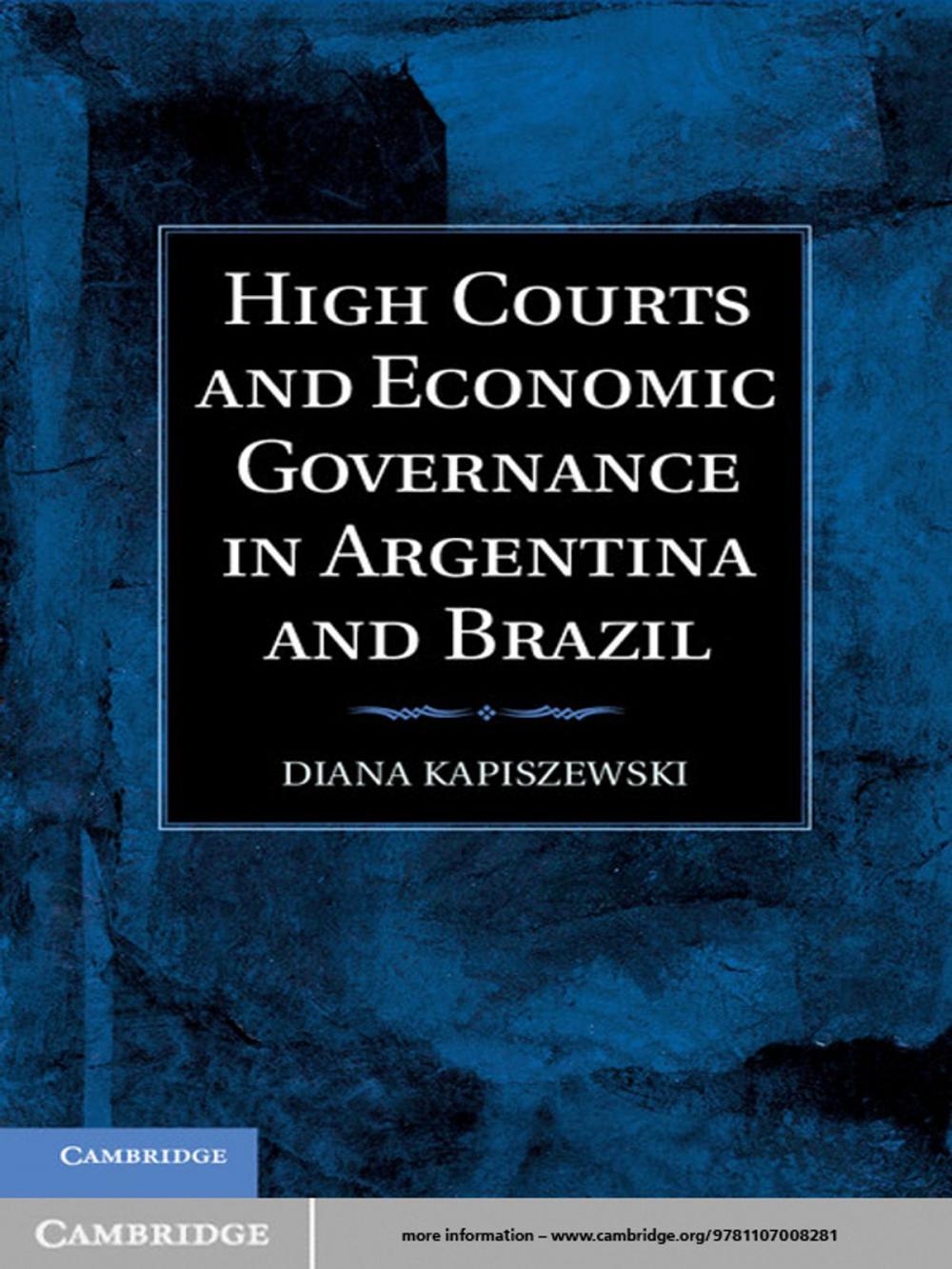 Big bigCover of High Courts and Economic Governance in Argentina and Brazil