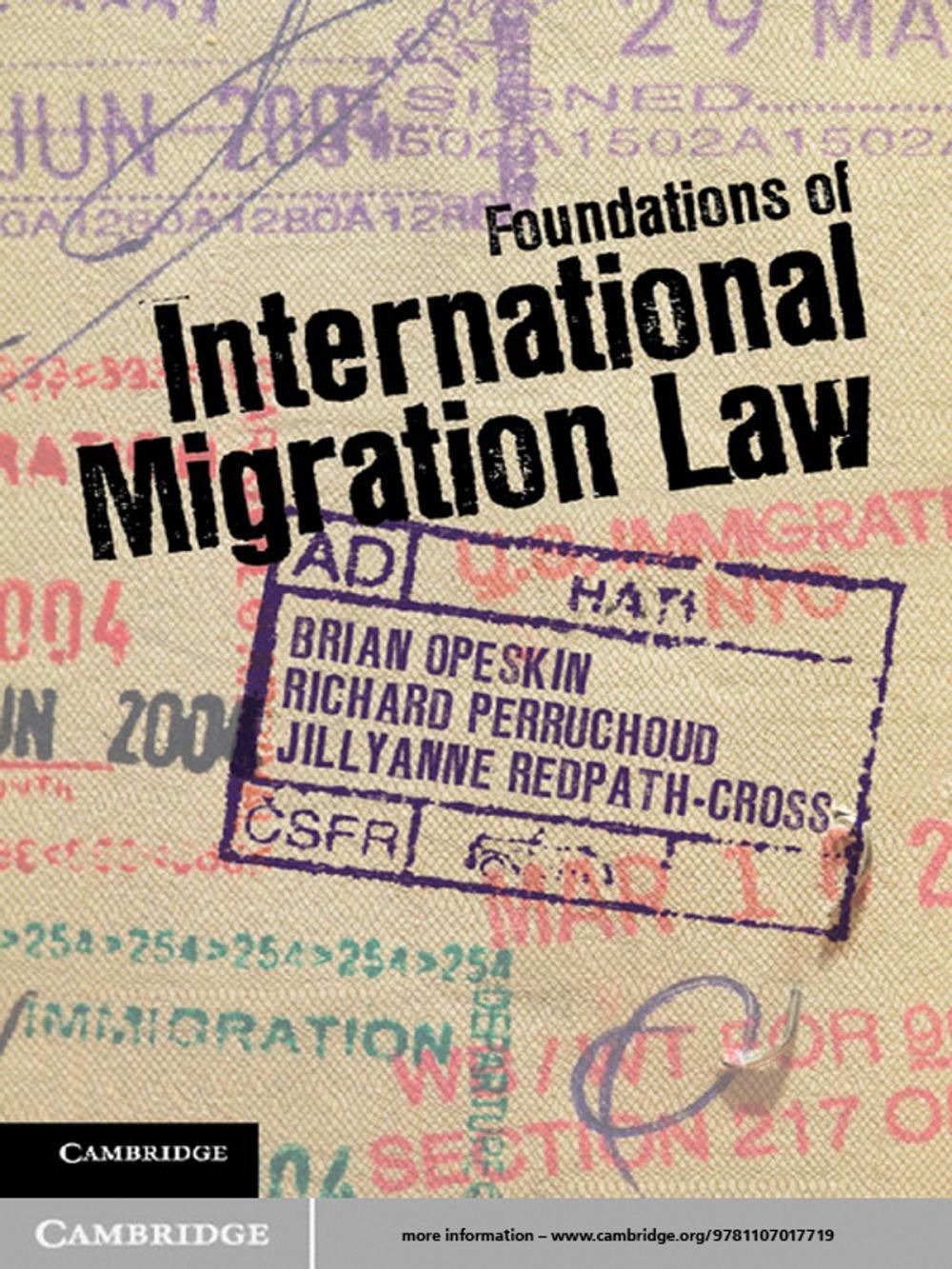 Big bigCover of Foundations of International Migration Law