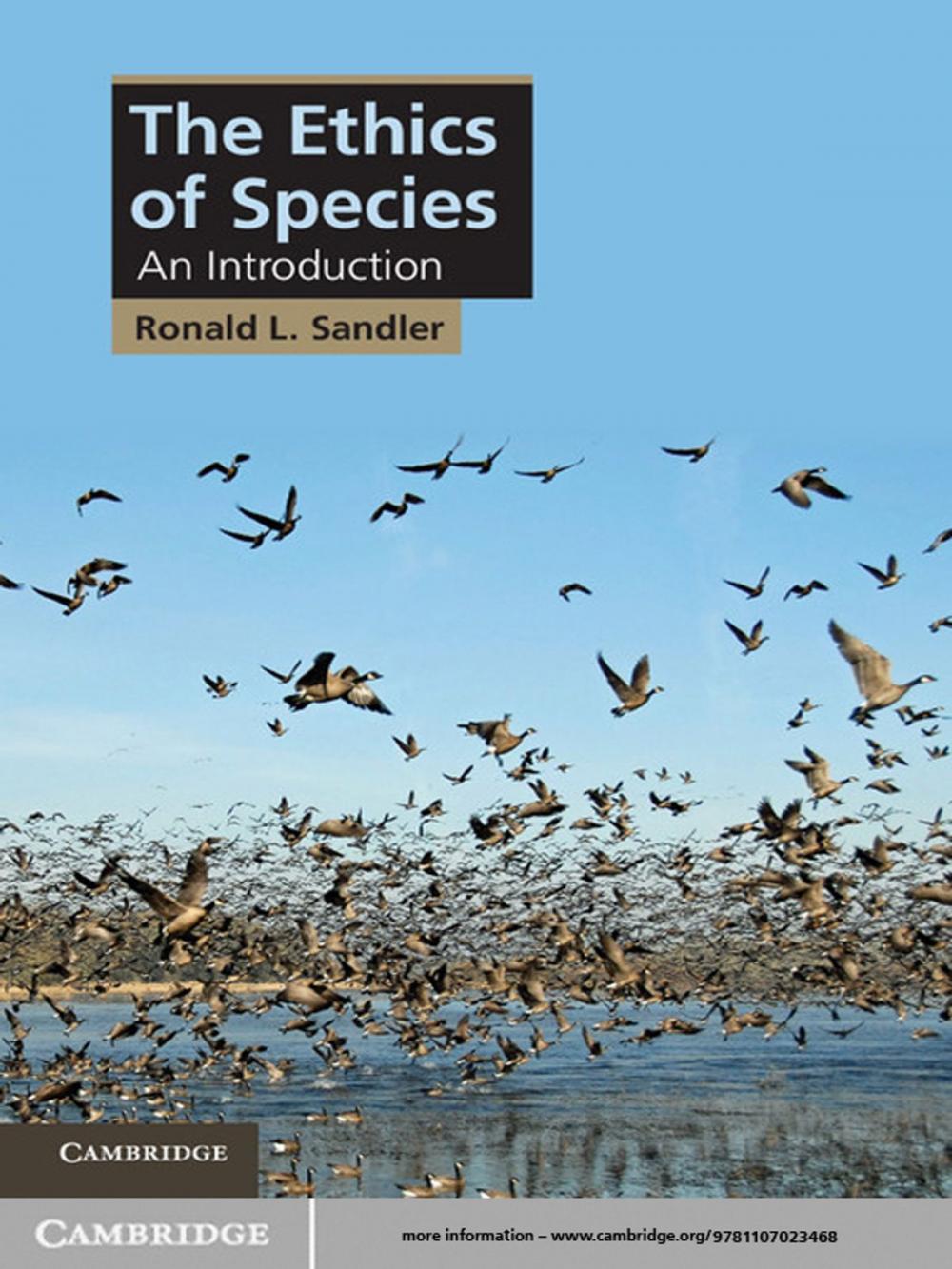 Big bigCover of The Ethics of Species