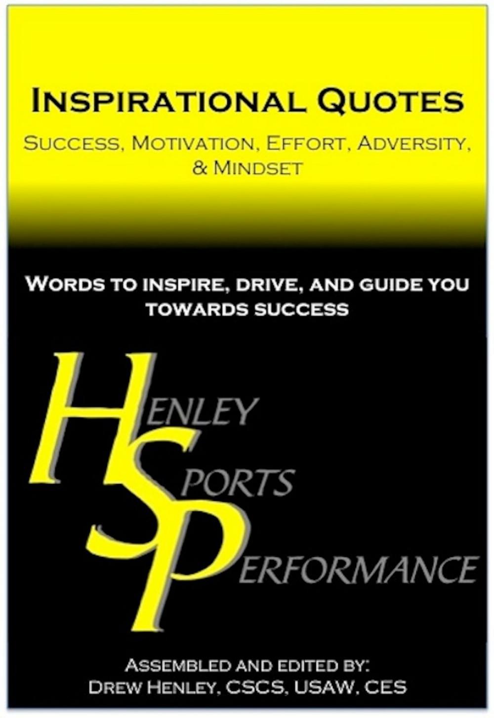 Big bigCover of Inspirational Quotes: Success, Motivation, Effort, Adversity, & Mindset