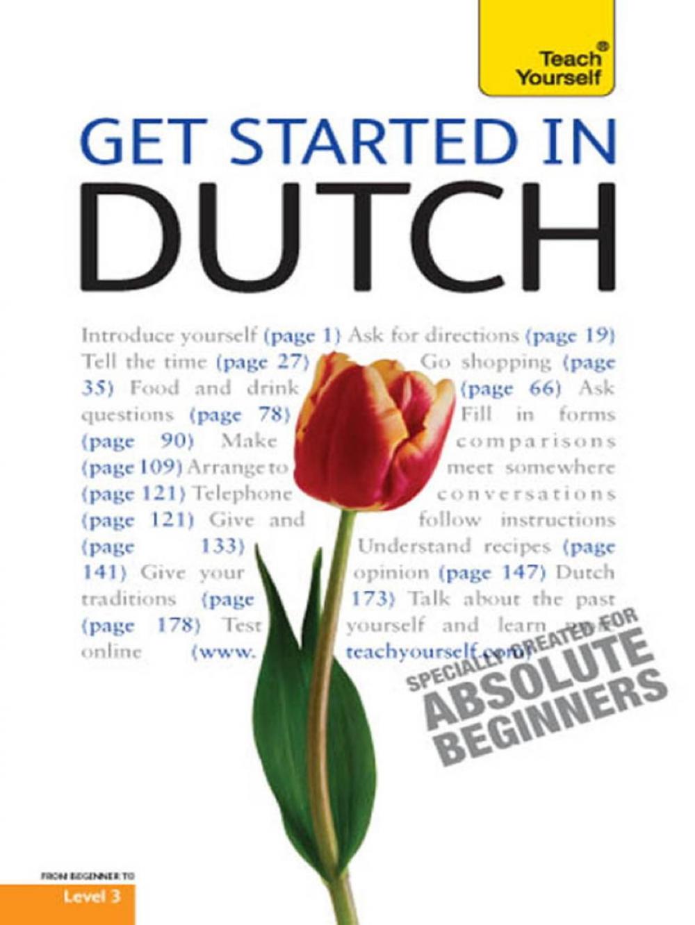 Big bigCover of Get Started in Beginner's Dutch: Teach Yourself