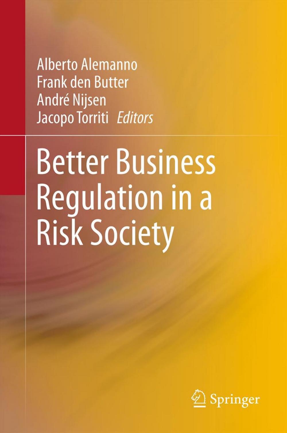 Big bigCover of Better Business Regulation in a Risk Society