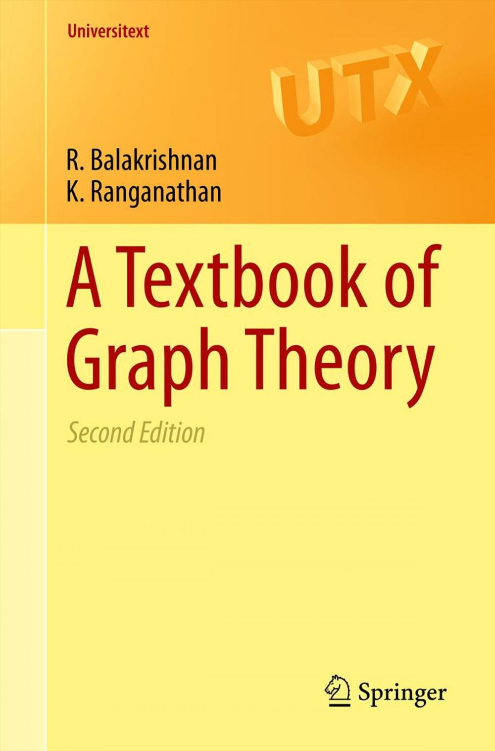 Big bigCover of A Textbook of Graph Theory