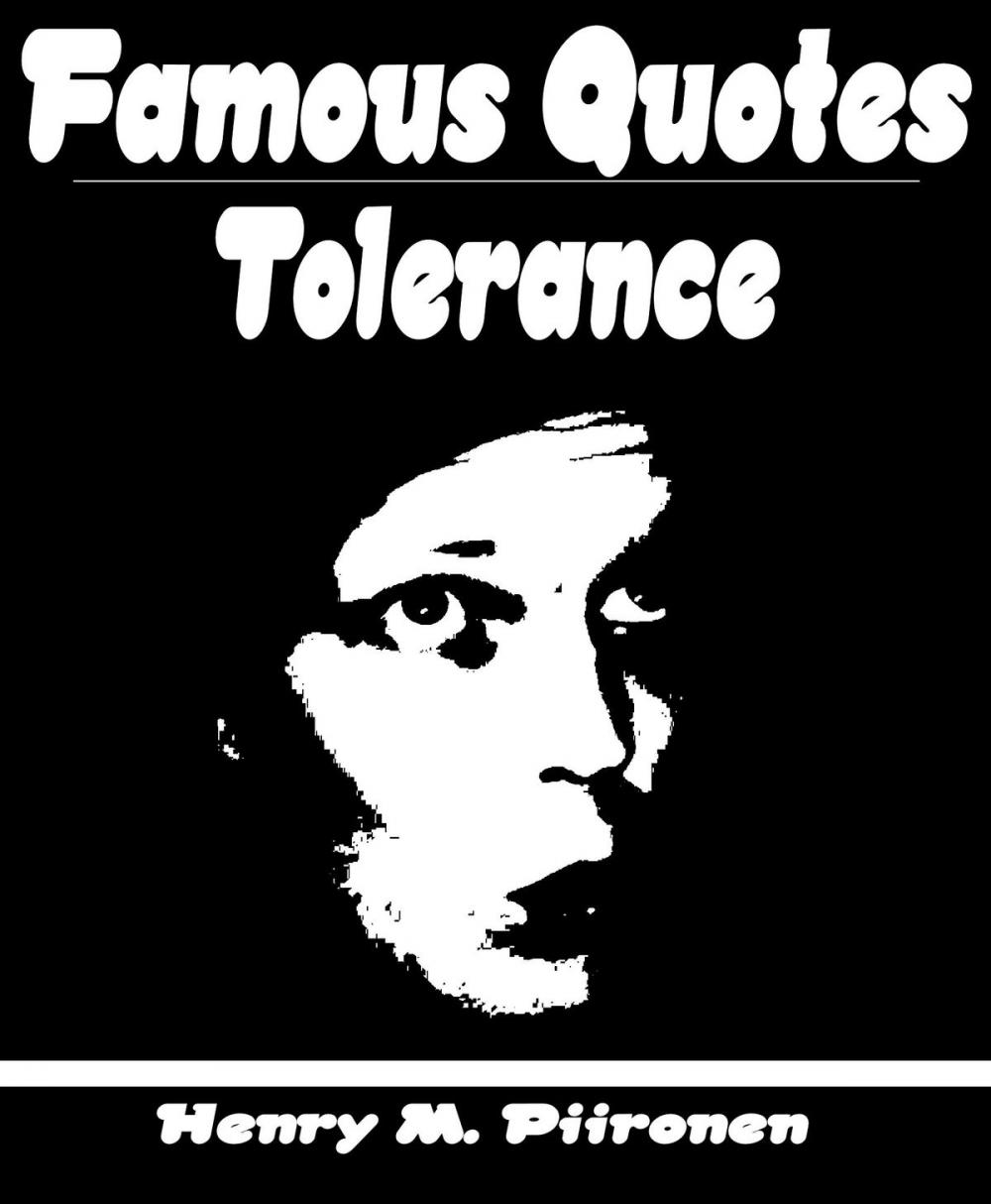 Big bigCover of Famous Quotes on Tolerance