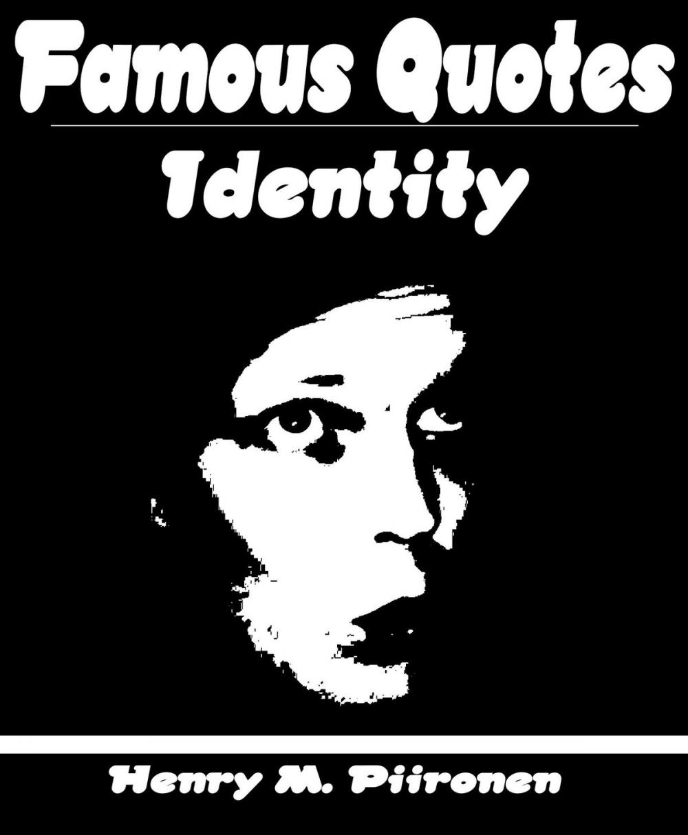 Big bigCover of Famous Quotes on Identity