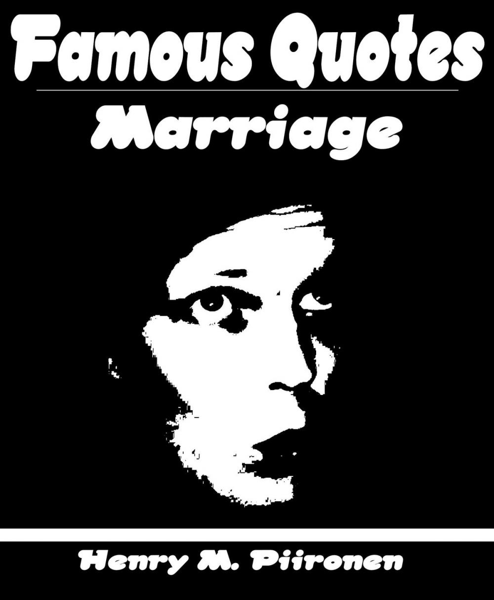 Big bigCover of Famous Quotes on Marriage