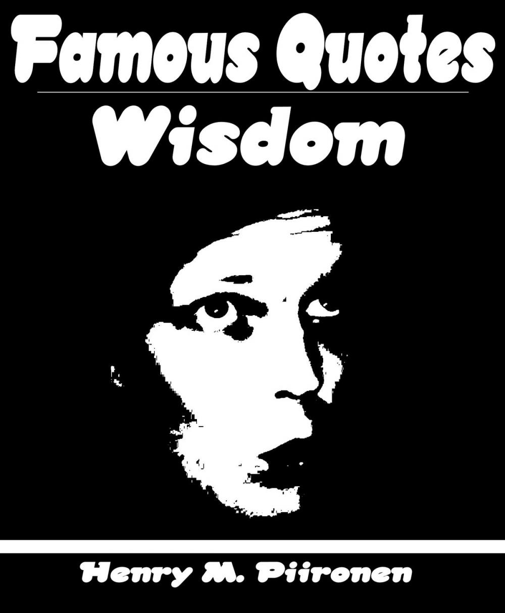 Big bigCover of Famous Quotes on Wisdom