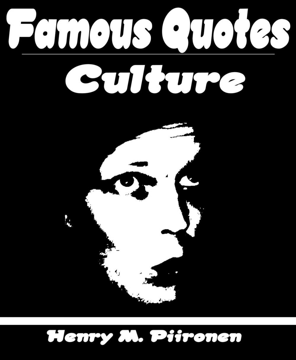 Big bigCover of Famous Quotes on Culture