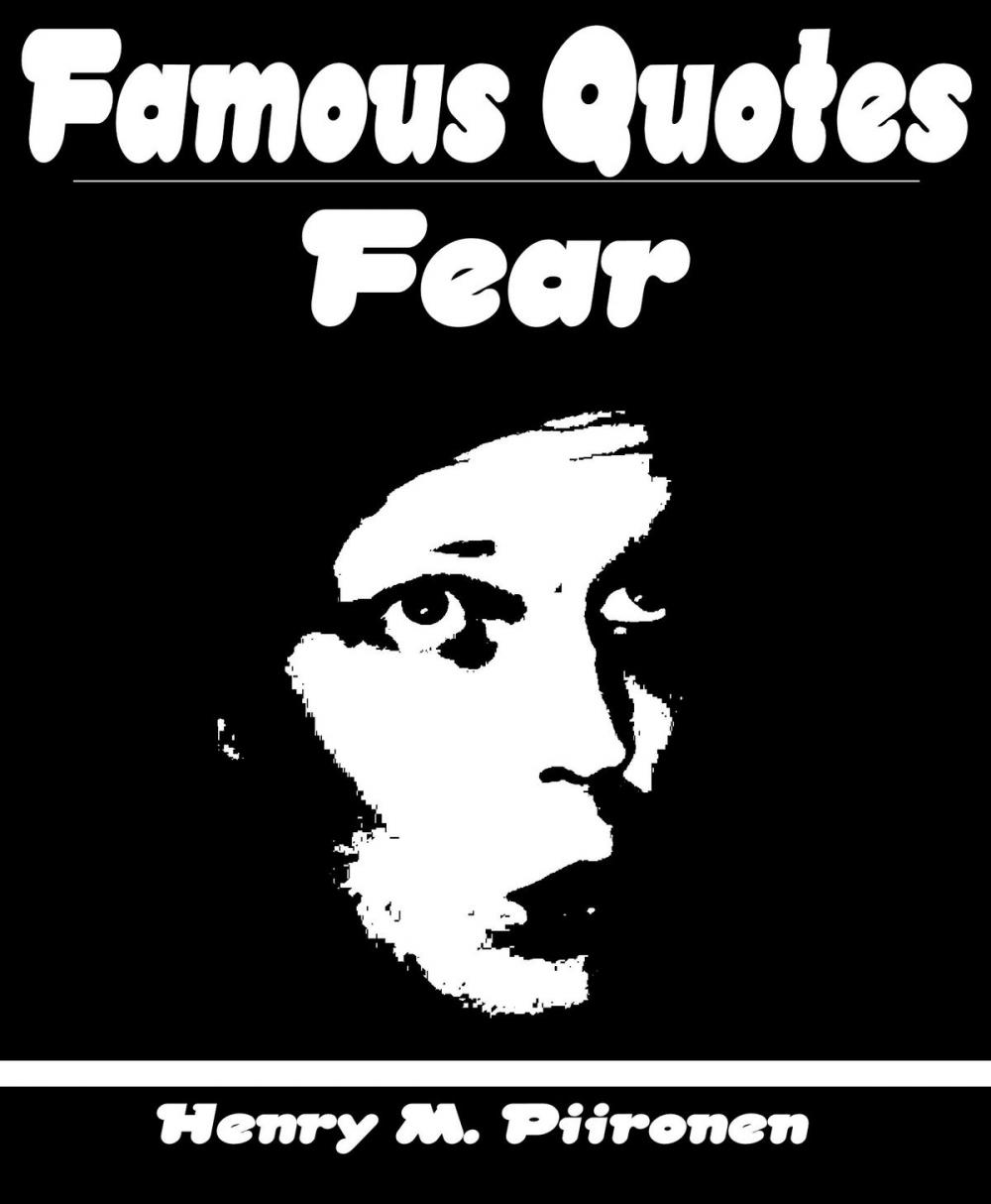 Big bigCover of Famous Quotes on Fear