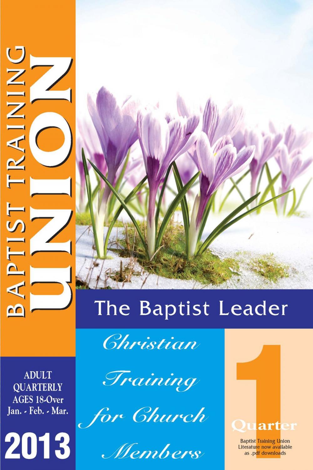 Big bigCover of Baptist Leader 1st Quarter 2013