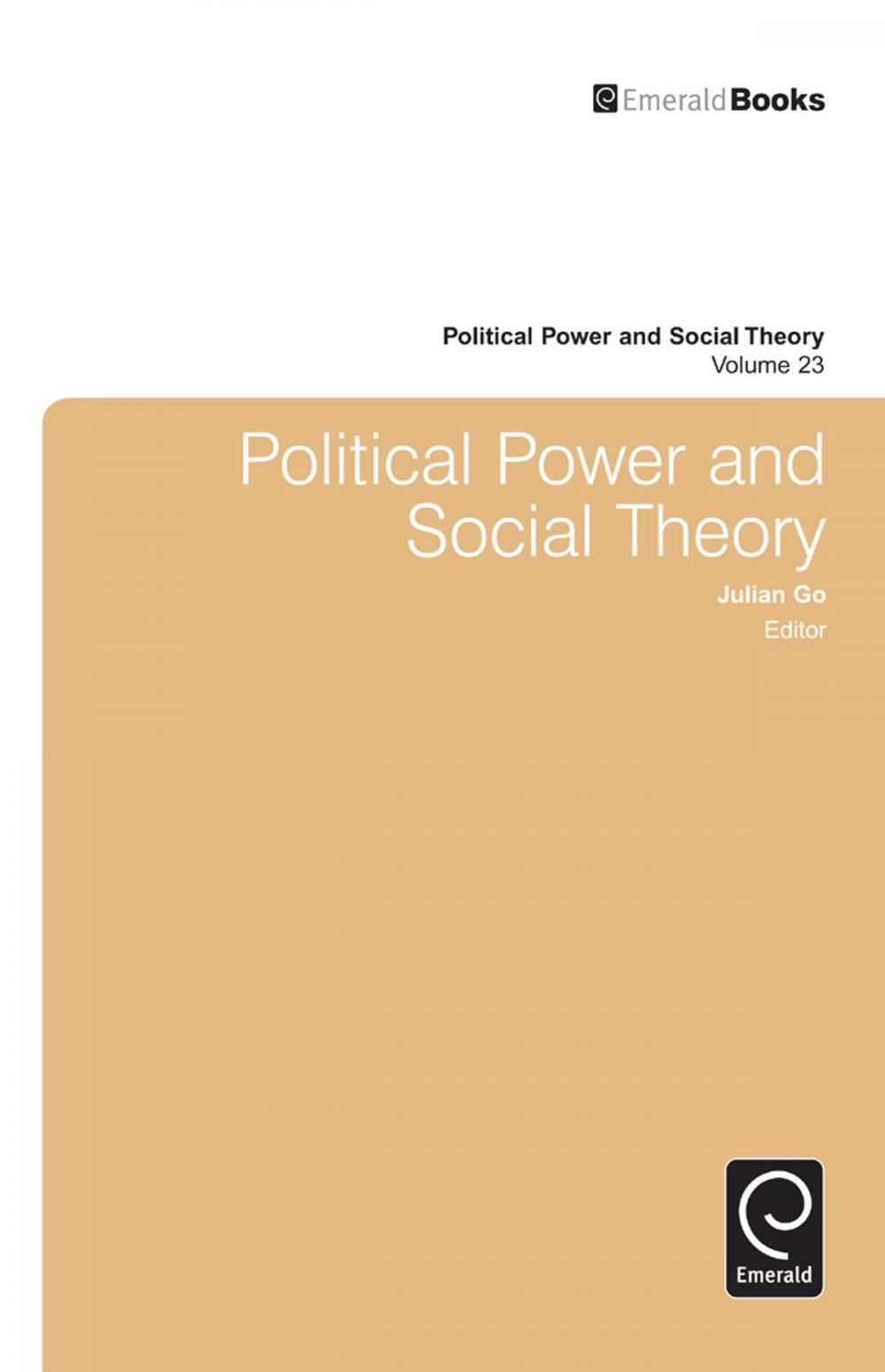 Big bigCover of Political Power and Social Theory