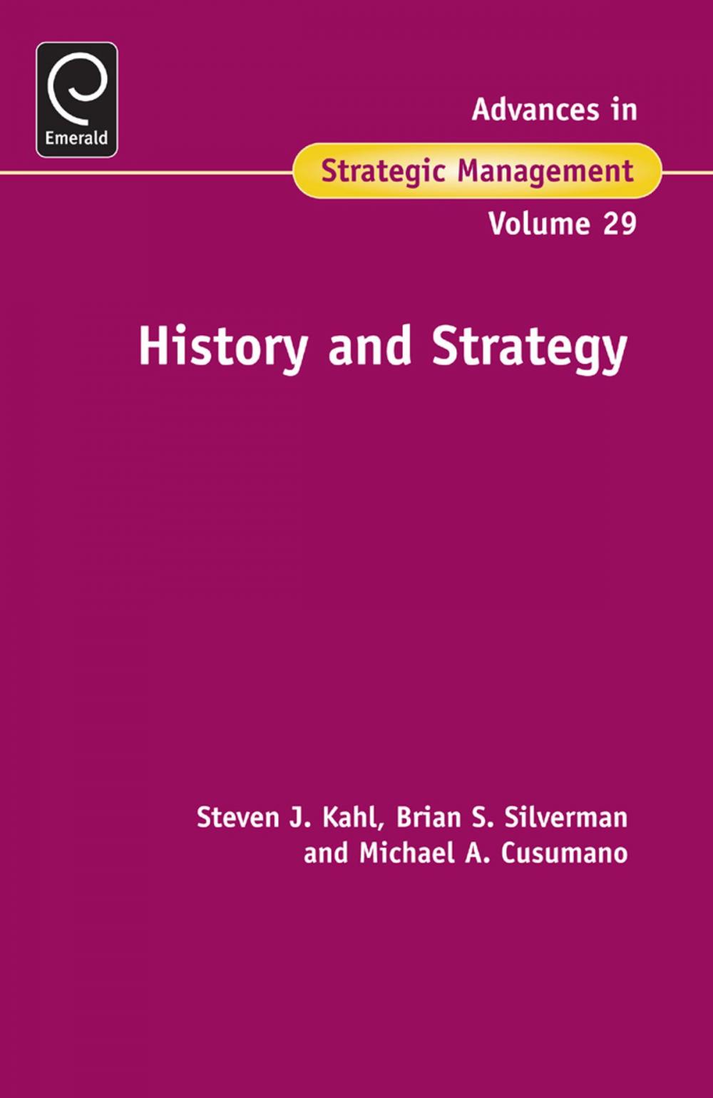 Big bigCover of History and Strategy