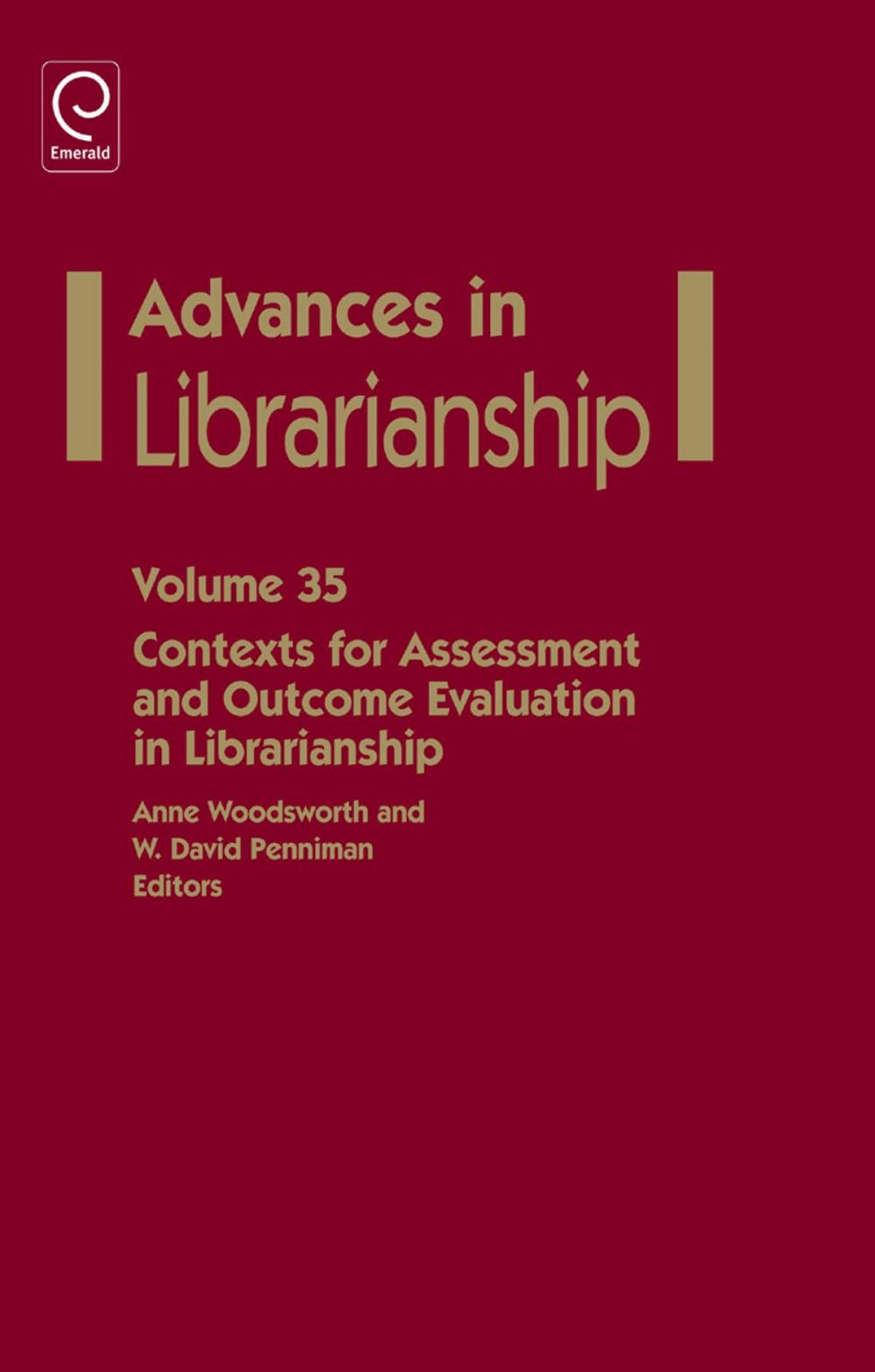 Big bigCover of Contexts for Assessment and Outcome Evaluation in Librarianship