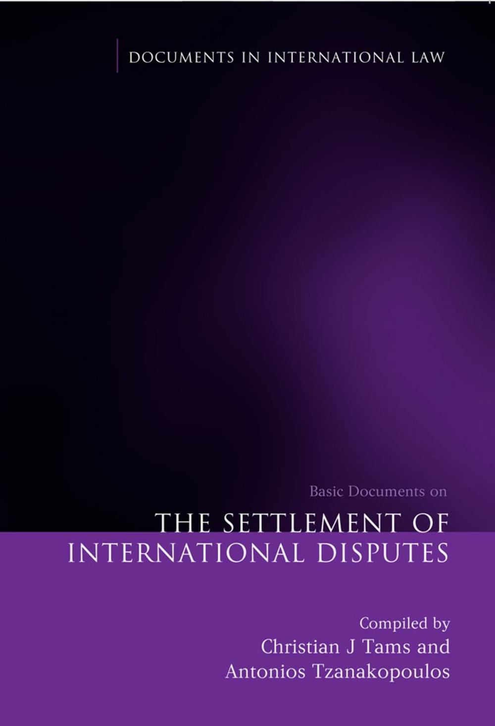 Big bigCover of The Settlement of International Disputes