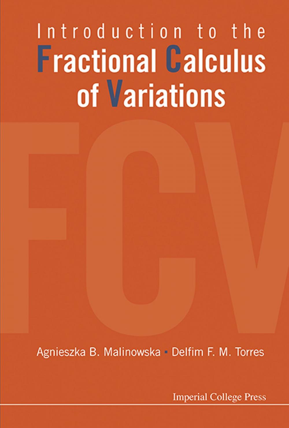 Big bigCover of Introduction to the Fractional Calculus of Variations