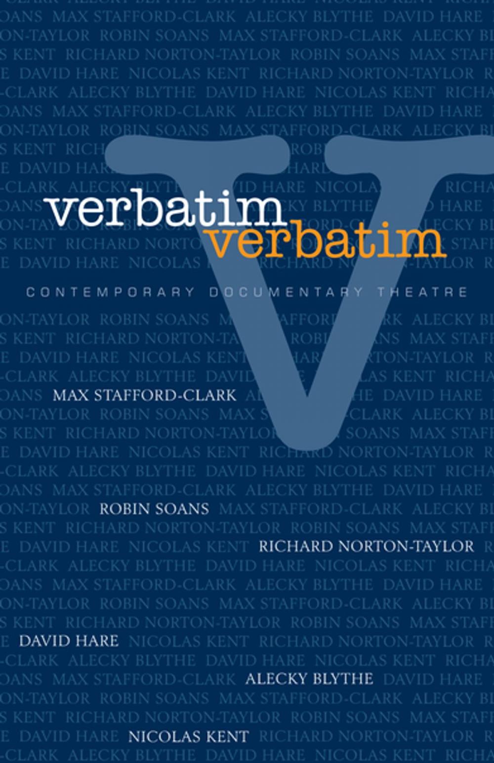 Big bigCover of Verbatim: Contemporary Documentary Theatre