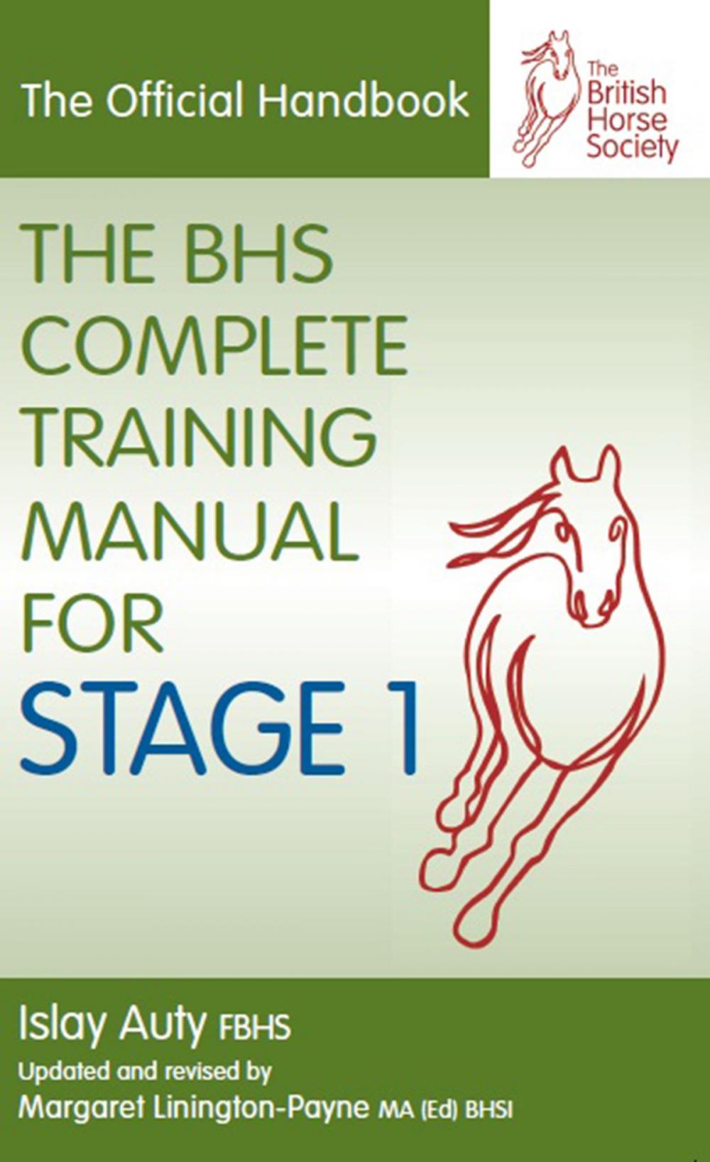 Big bigCover of BHS COMPLETE TRAINING MANUAL FOR STAGE 1