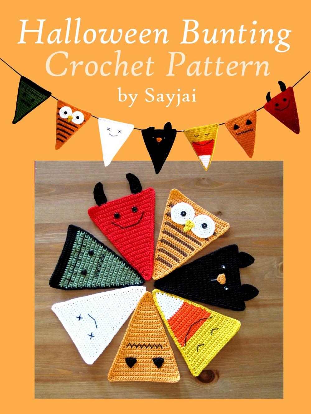 Big bigCover of Halloween Bunting Crochet Pattern