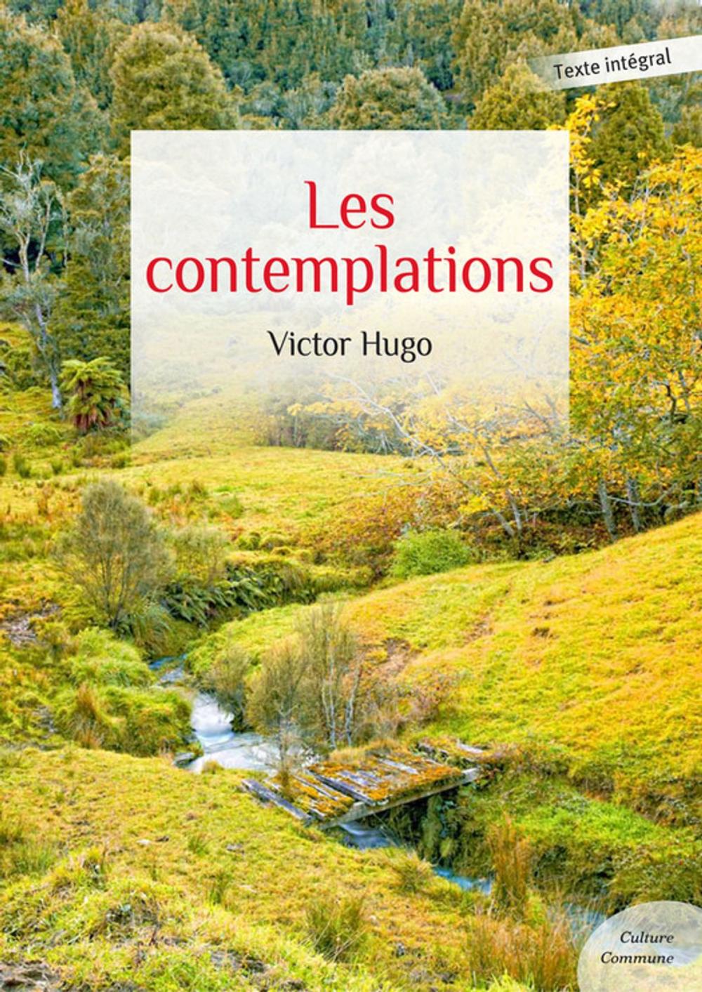 Big bigCover of Les contemplations