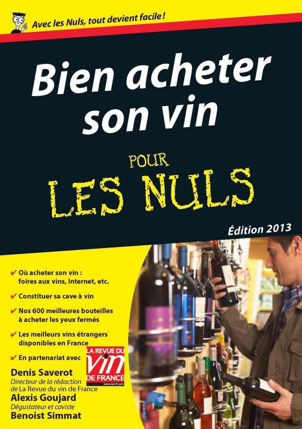 Big bigCover of Bien acheter son vin Pour les Nuls