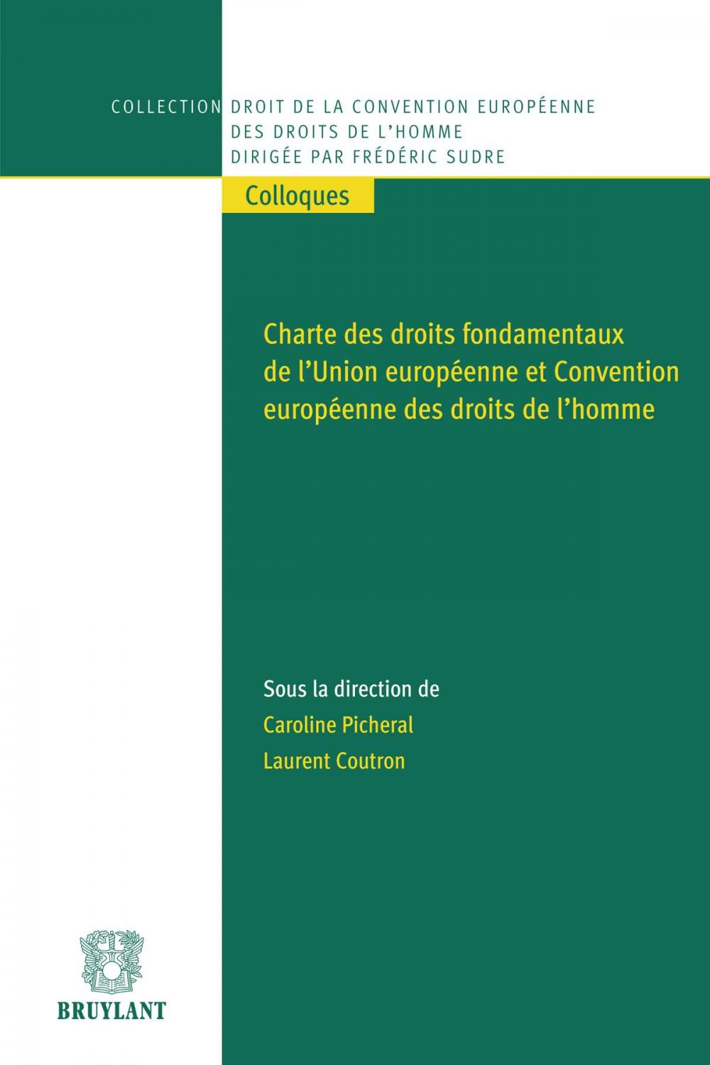 Big bigCover of Charte des droits fondamentaux de l'Union européenne et Convention européenne des droits de l'homme