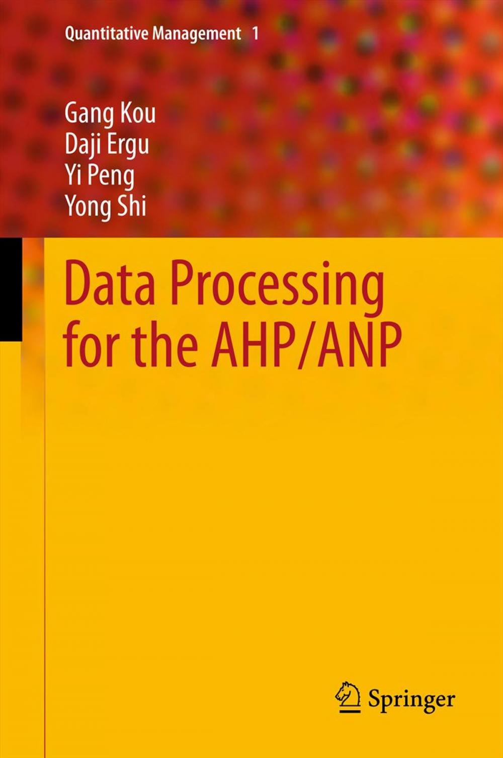 Big bigCover of Data Processing for the AHP/ANP