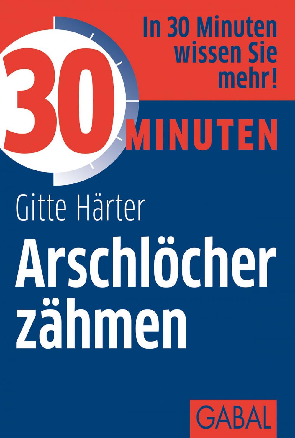 Big bigCover of 30 Minuten Arschlöcher zähmen