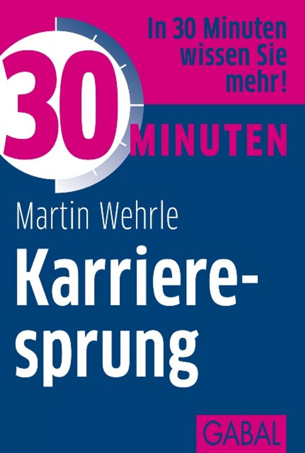 Big bigCover of 30 Minuten Karrieresprung