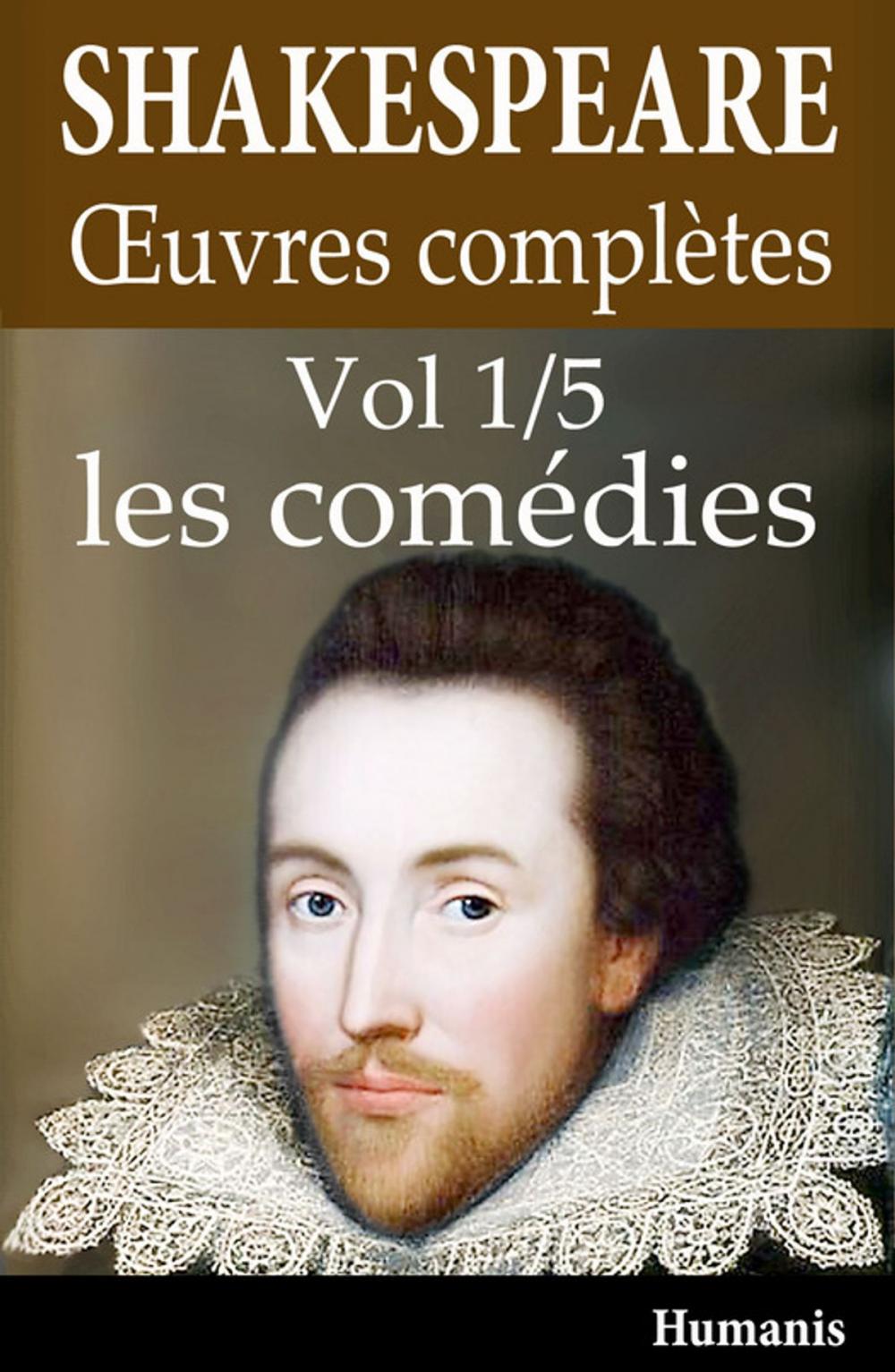 Big bigCover of Oeuvres complètes de Shakespeare - Vol. 1/5 : les comédies