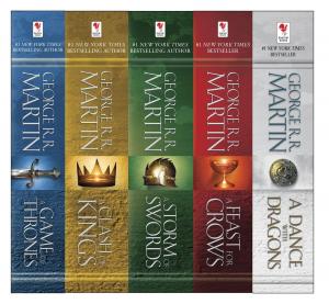 Cover of the book George R. R. Martin's A Game of Thrones 5-Book Boxed Set (Song of Ice and Fire Series) by V. S. Holmes