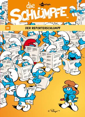 Book cover of Die Schlümpfe 22. Der Reporterschlumpf
