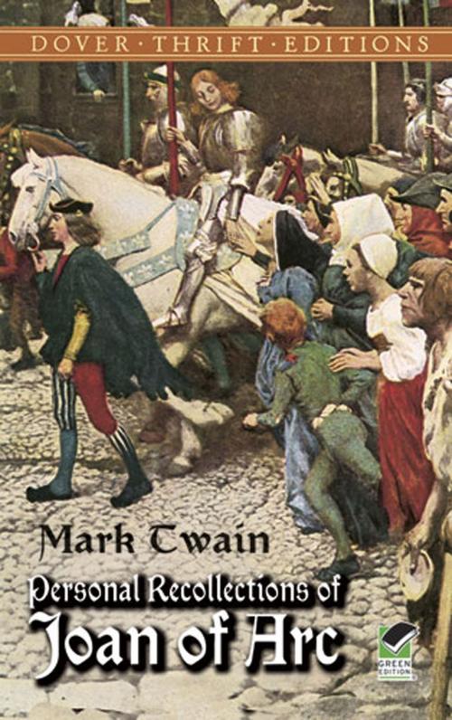 Cover of the book Personal Recollections of Joan of Arc by Mark Twain, Dover Publications