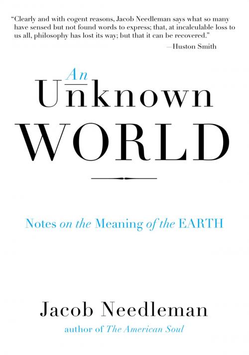 Cover of the book An Unknown World by Jacob Needleman, Penguin Publishing Group