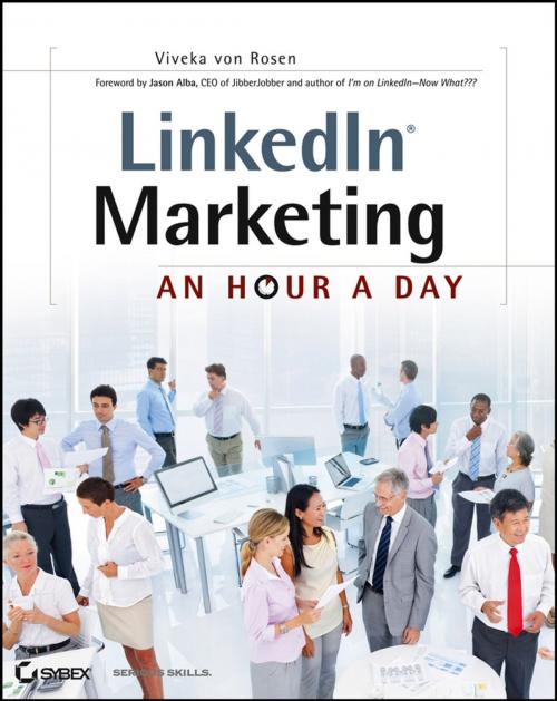 Cover of the book LinkedIn Marketing by Viveka von Rosen, Wiley