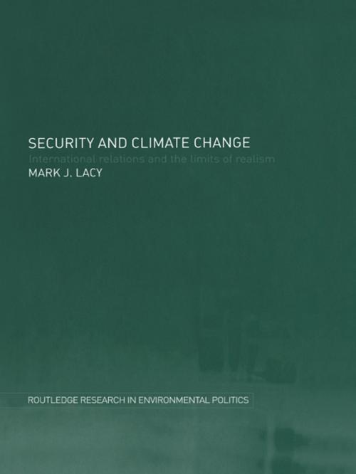 Cover of the book Security and Climate Change by Mark Lacy, Taylor and Francis