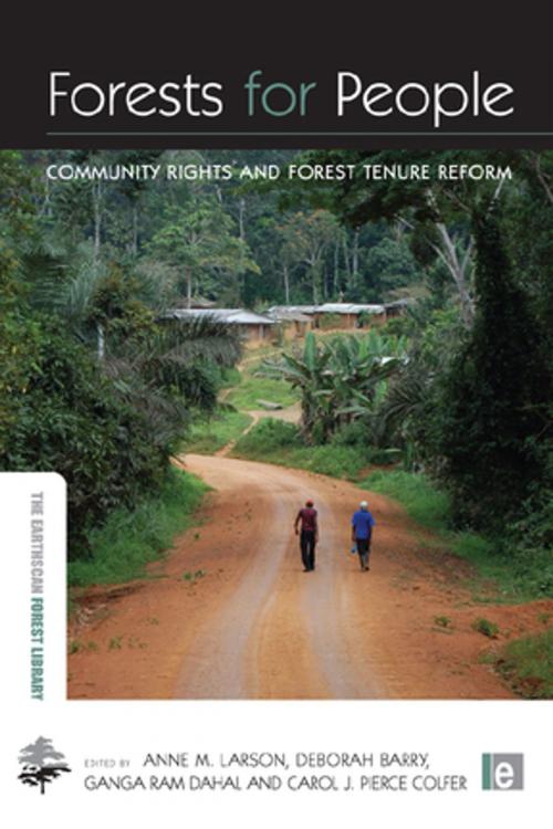 Cover of the book Forests for People by Anne M Larson, Deborah Barry, Ganga Ram Dahal, Taylor and Francis