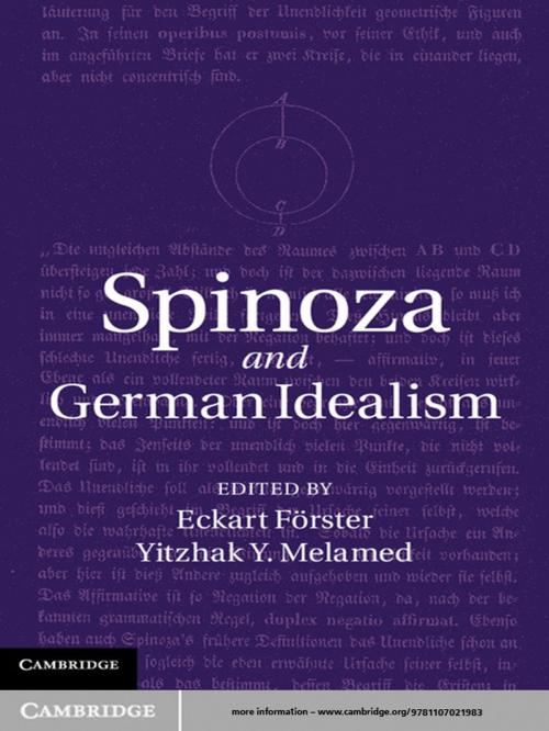 Cover of the book Spinoza and German Idealism by , Cambridge University Press