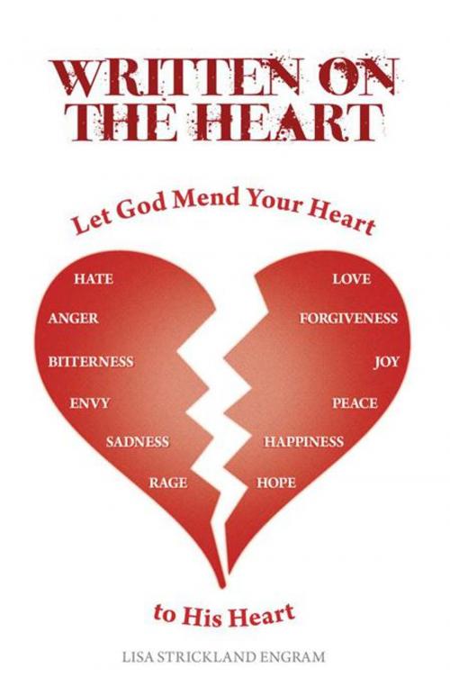 Cover of the book Written on the Heart by Lisa Strickland Engram, WestBow Press