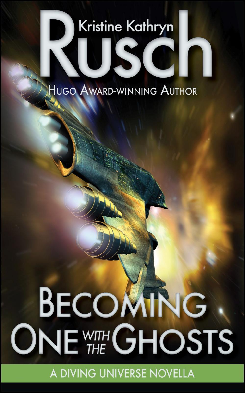 Big bigCover of Becoming One with the Ghosts: A Diving Universe Novella