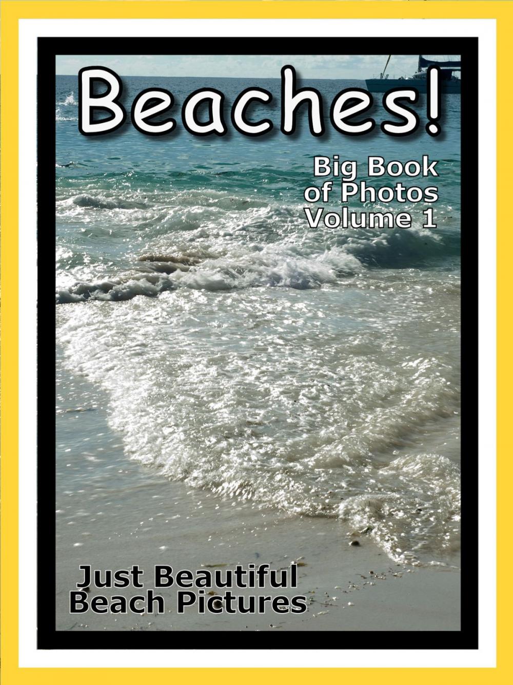 Big bigCover of Just Beach Photos! Big Book of Ocean Beaches Photographs & Pictures Vol. 1