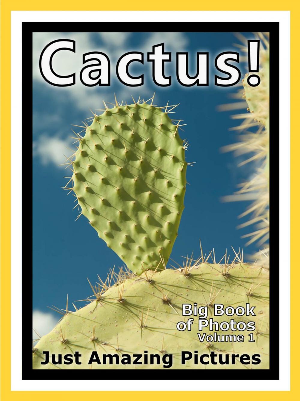 Big bigCover of Just Cactus Plant Photos! Big Book of Photographs & Pictures of Cacti Plants, Vol. 1